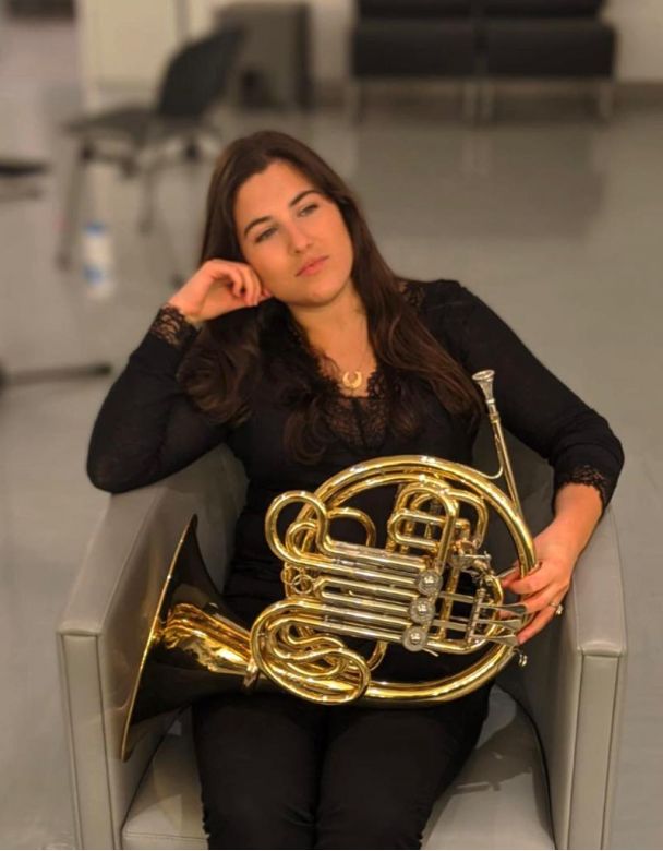 Estefanía Beceiro clase trompa