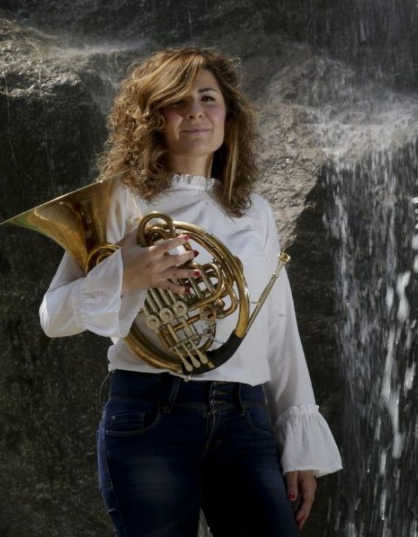 Estefanía Beceiro clase trompa